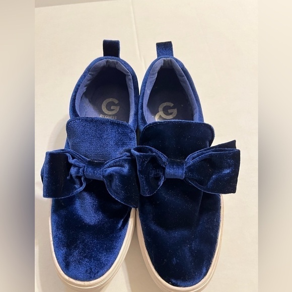 G By Guess Alana Shoes Womens Sz 9 1/2 Blue White Slip Ons - Picture 5 of 5